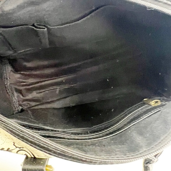 ✅ Disney Parks Loungefly Sugar Skull Black & White Satchel Purse - Picture 3 of 8